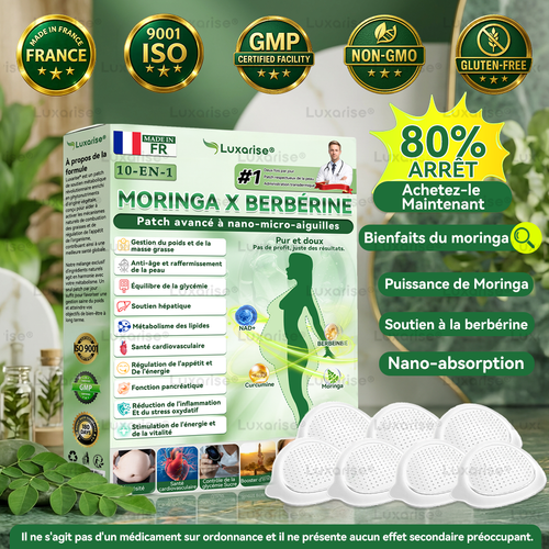 𝐁𝐨𝐮𝐭𝐢𝐪𝐮𝐞 𝐎𝐟𝐟𝐢𝐜𝐢𝐞𝐥𝐥𝐞 |🌻𝑳𝒖𝒙𝒂𝒓𝒊𝒔𝒆® Patch Nano à Micro-aiguilles 10-en-1 (Moringa & Berbérine) 📢 (1x par jour, résultats visibles en 7 jours)✅ 𝐎𝐛é𝐬𝐢𝐭é · 𝐃𝐢𝐚𝐛è𝐭𝐞 · 𝐀𝐩𝐧é𝐞 𝐝𝐮 𝐬𝐨𝐦𝐦𝐞𝐢𝐥 · 𝐏𝐫𝐨𝐛𝐥è𝐦𝐞𝐬 𝐚𝐫𝐭𝐢𝐜𝐮𝐥𝐚𝐢𝐫𝐞𝐬